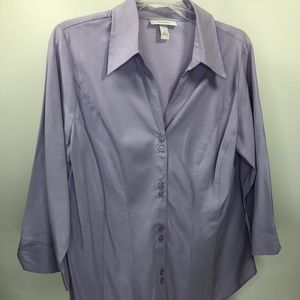 Women’s Purple Button Down
